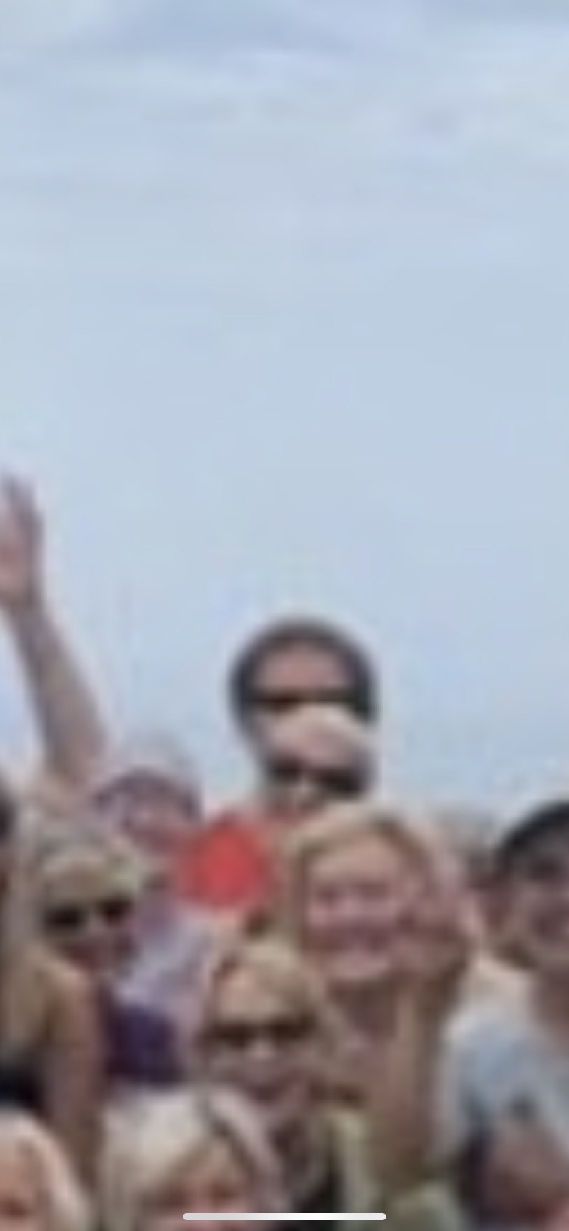 pixelated image of a crowd